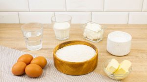 Эклеры со сливочным кремом