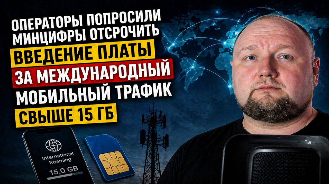 Операторы попросили Минцифры отсрочить введение платы за международный мобильный трафик свыше 15 ГБ