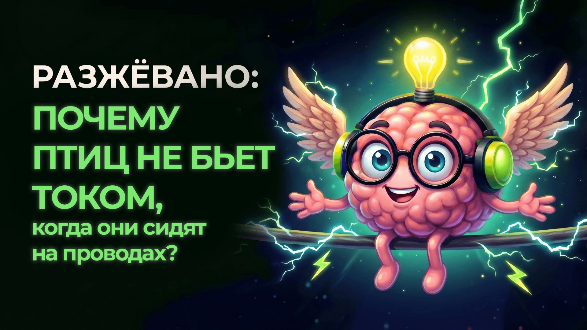 Почему птицы спокойно сидят на проводах?
