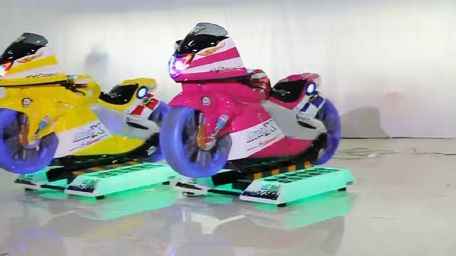 Детский электрический мотоцикл-качалка