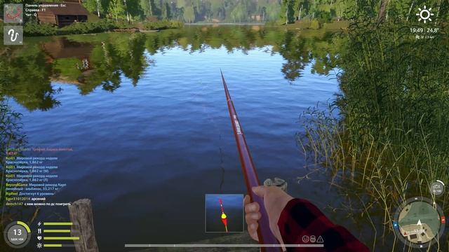 Russian Fishing 4 23 серия ловлю на мотыля, делаю таранку