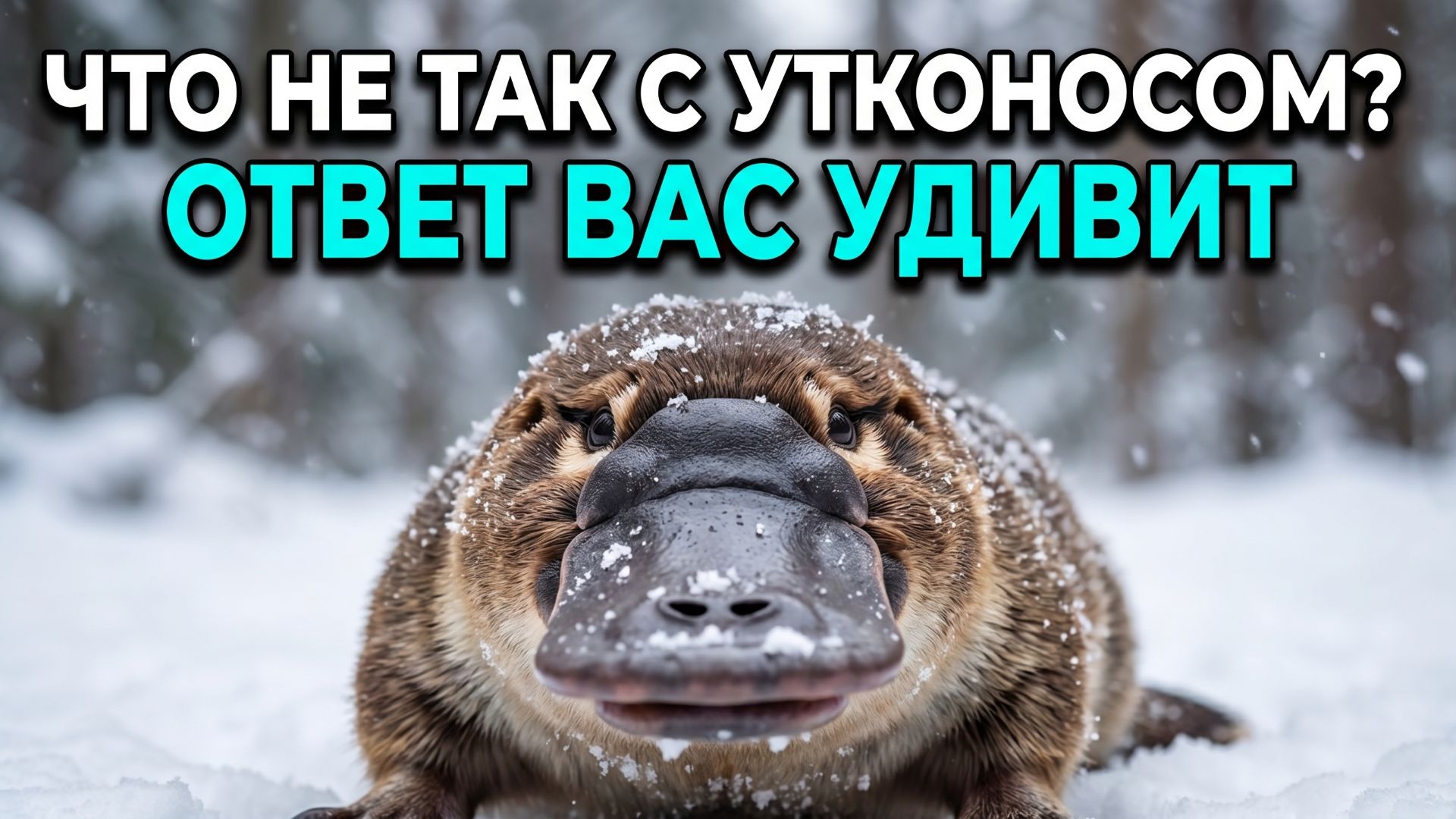 Все странности утконоса! Вы такое не видели!