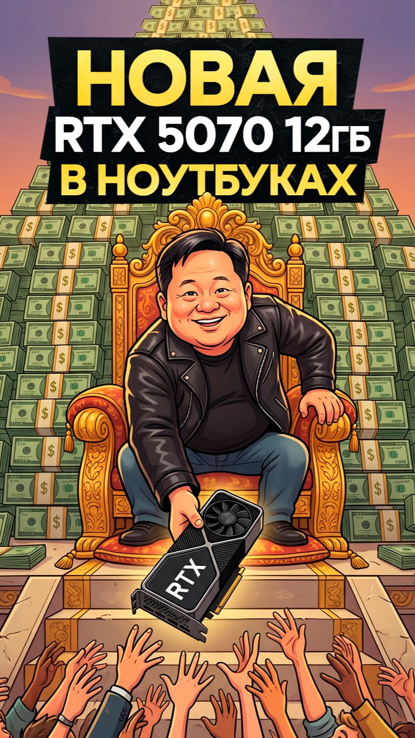RTX 5070 на 12ГБ в НОУТБУКАХ