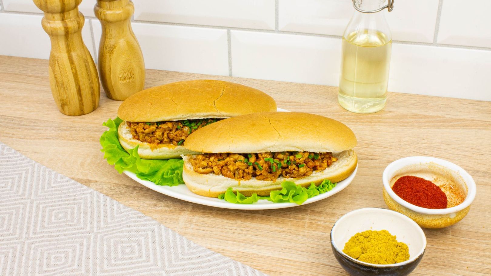 Хот-доги с фаршем