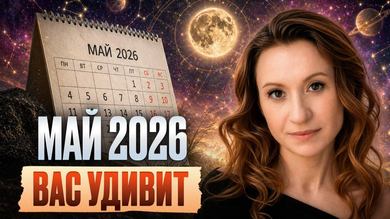 Это РЕДКОЕ влияение планет СКАЖЕТСЯ НА КАЖДОМ! Астрологический прогноз на Май 2026