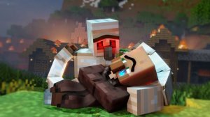 «Трагедия на закате: схватка не на жизнь, а на смерть Майнкрафт