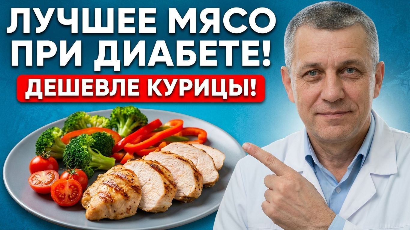 Это ЛУЧШЕЕ Мясо для Диабетиков  дешевле курицы а пользы в разы больше