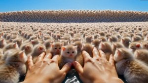 МОРЕ ИЗ КОТЯТ! КАКОЕ МОРЕ ВЫБЕРЕШЬ ТЫ? АСМР ПЛАВАЕМ И РАССЛАБЛЯЕМСЯ!