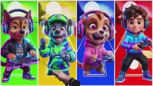 🐶 БИТВА РАЙДЕРОВ! 🔥 Ryder vs 4 Clones под музыку TheFatRat в Плитках Музыки! 🎹