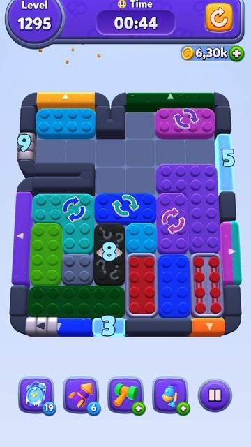 Color Block Jam 1295 Уровень