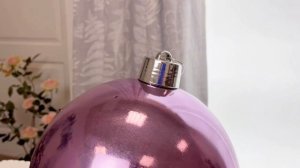 Пластиковый шар глянцевый, сиреневый, 250 мм, 1112711-01