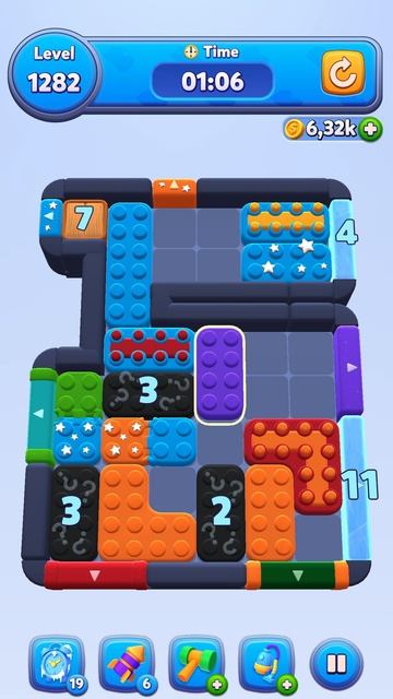 Color Block Jam 1282 Уровень