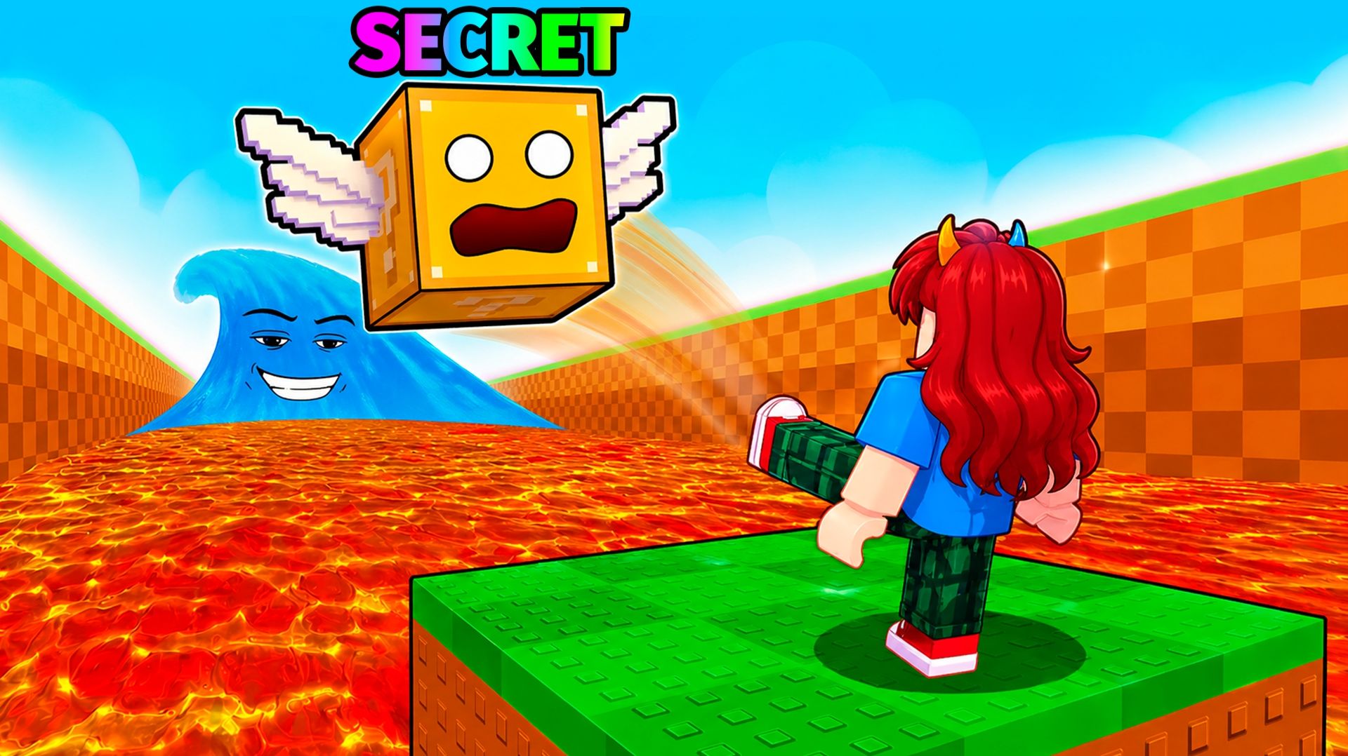 УДАРЬ СЧАСТЛИВЫЙ БЛОК в РОБЛОКС