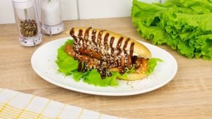 Хот-дог с горчицей