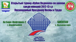 КУБОК ЛЕДОКОЛА 1-3 мая «Ак Барс-Нефтяник-2» г. Альметьевск - «Биектау» с. Высокая гора