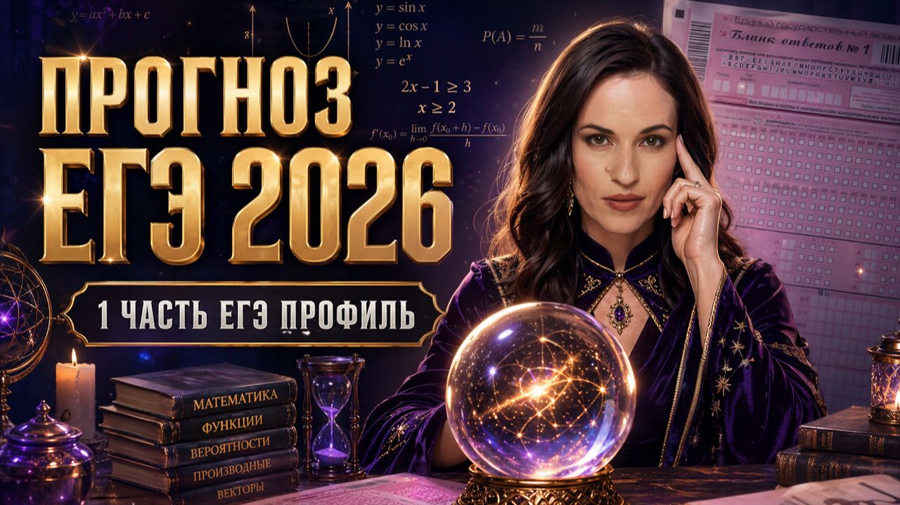 Прогноз ЕГЭ по профилю 2026 1 часть  Что будет на ЕГЭ по профилю 2026?  Умскул