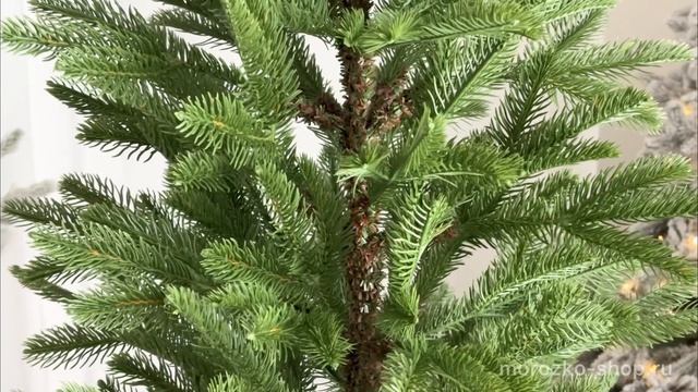 Ель настольная НОРВЕЖСКАЯ в мешочке 91 см литая хвоя 100 мягкий полимер 31ENORS30PENG-702-30P