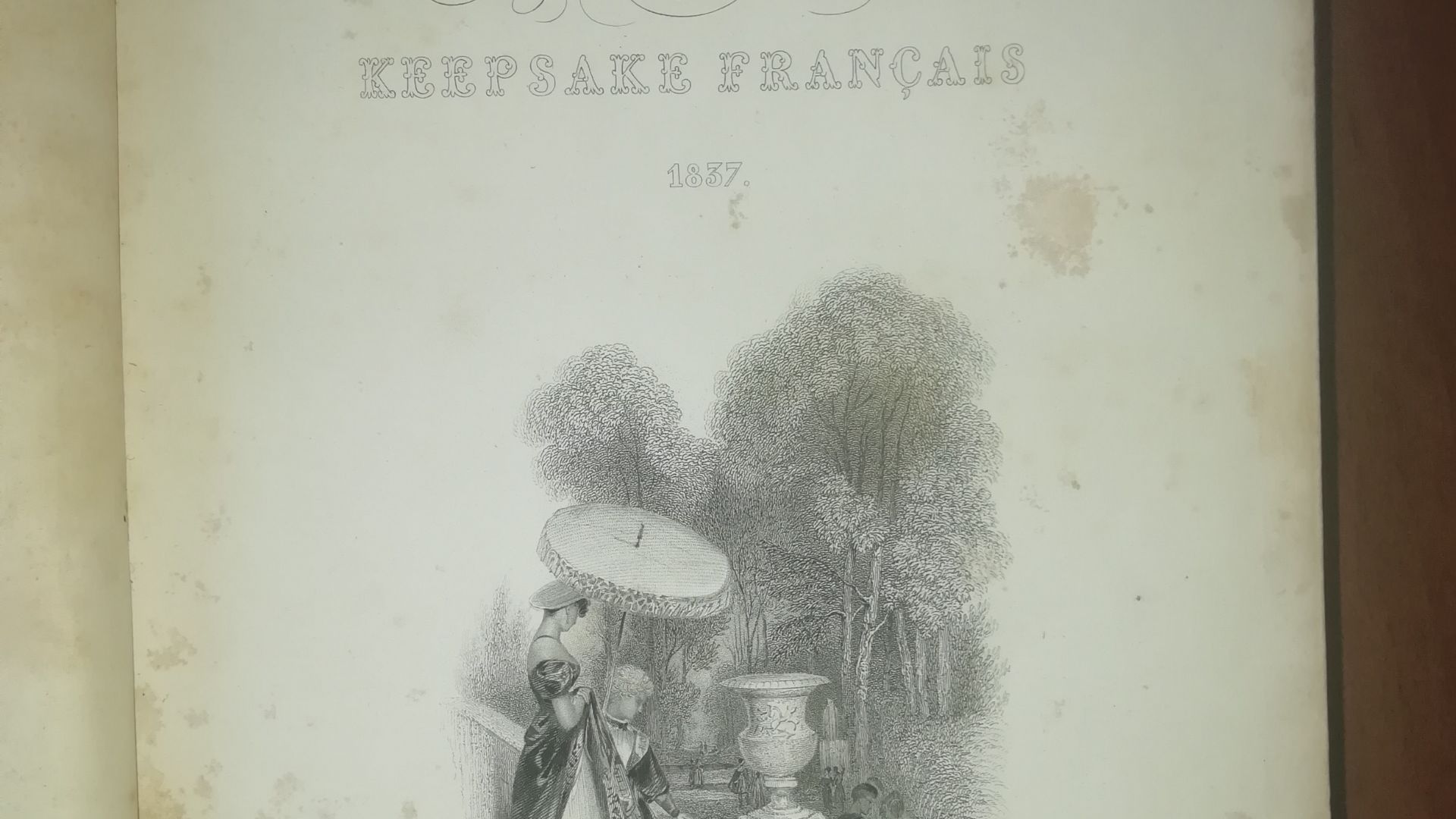 Антикварная книга Keepsake Français Paris. 1837