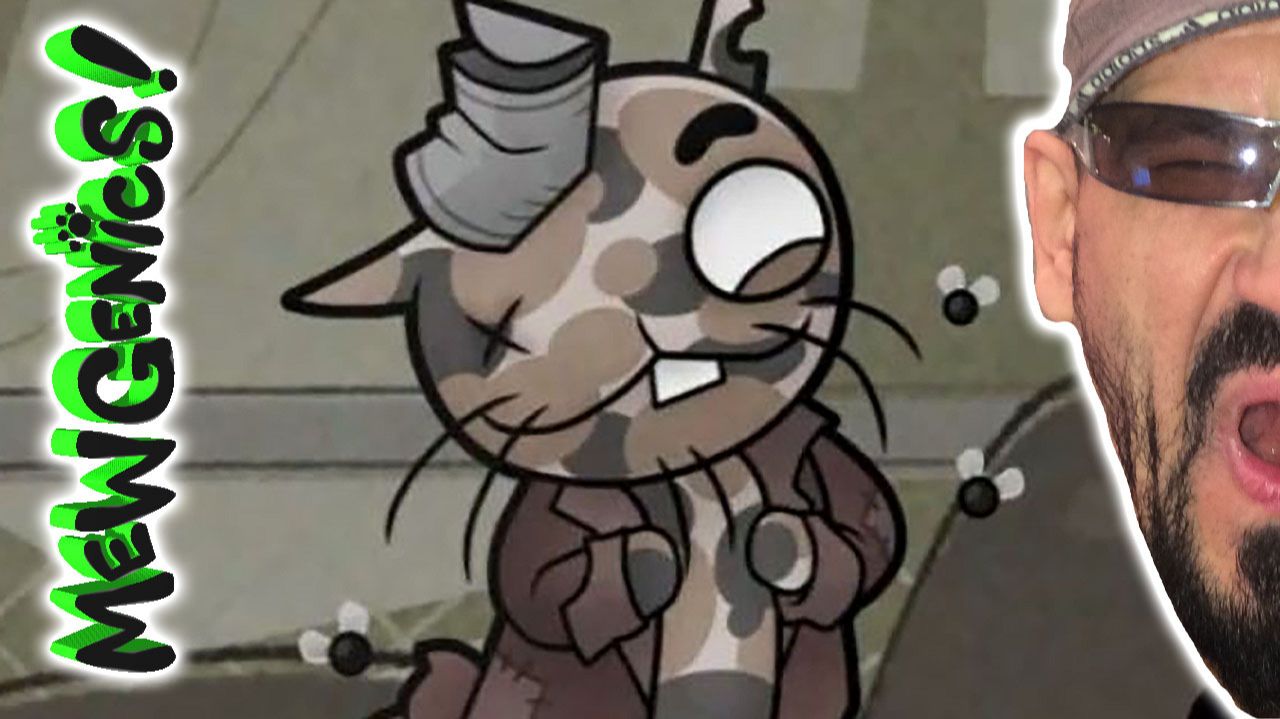 Кот пьяница яростно пукает и рыгает Mewgenics
