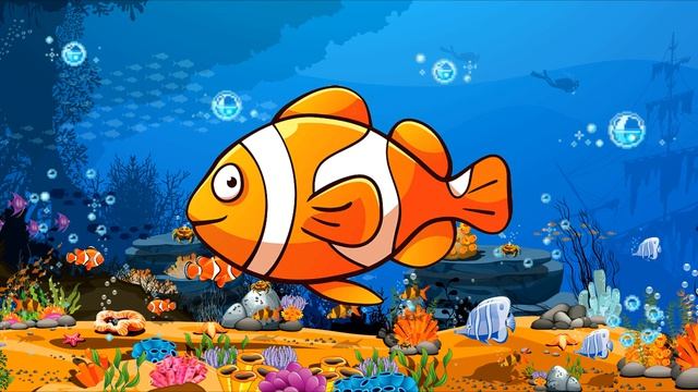 Морские животные для детей Звуки животных Учим животных Развивающие мультики