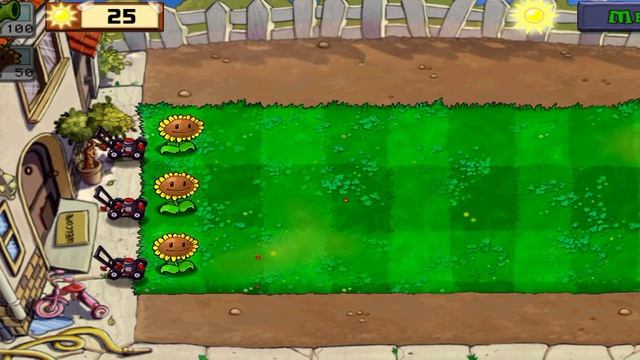 Играю в pvz часть 1