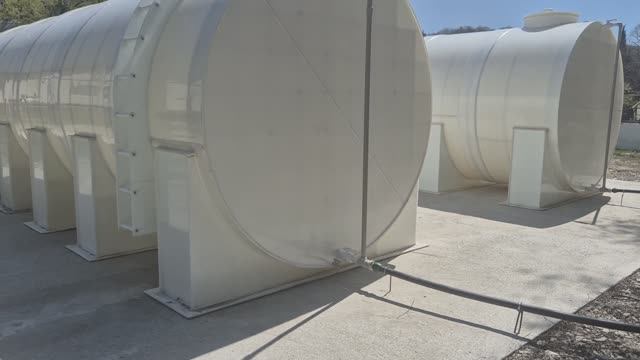 Накопительная емкость на ложементах ОНИКС объем 50 м.куб.