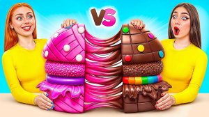 Жевательная Резинка vs Шоколадная Еда Челлендж # Смешные Челленджи от Jelly DO Challenge