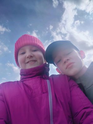 гуляем с другом по имени Миша