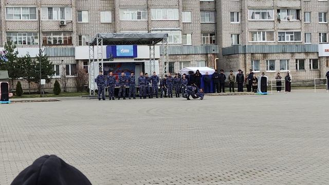 Студенты МВД демонстрируют приёмы рукопашного боя