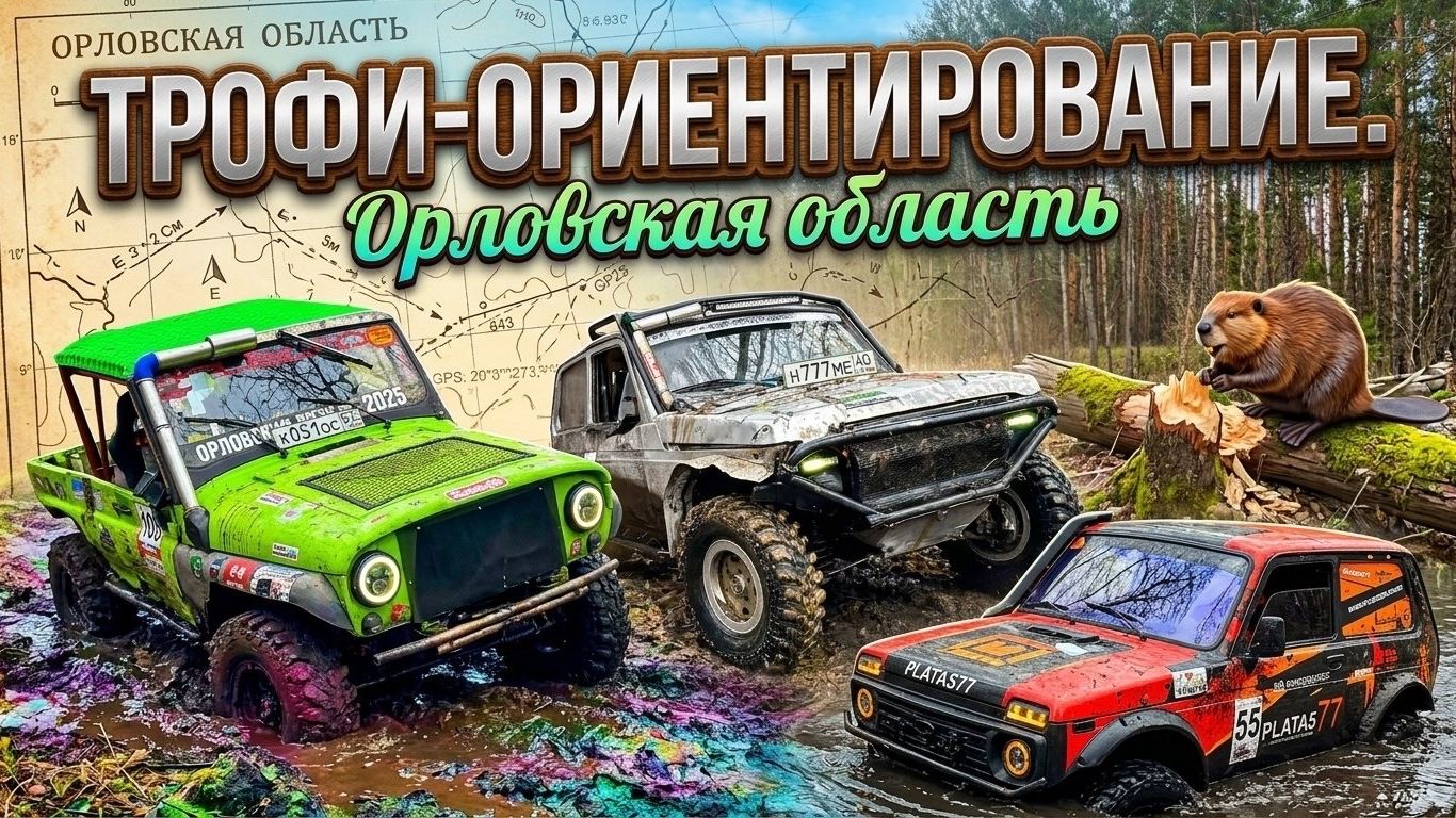 Шаховский Рубеж-трофи по всем канонам грязь лебедки и глубокая вода!  День первый.