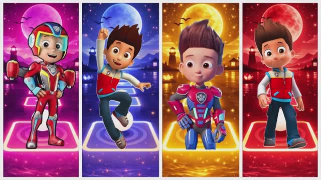 🐶 НАЙДИ НАСТОЯЩЕГО! 🕵️♂️ Райдер против 4 Клонов! Битва в Плитках Музыки ЭДМ Раш! 🎹