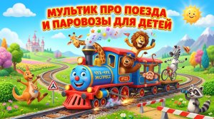 Мультики про поезда для детей.