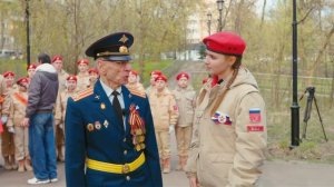 Парад у дома ветерана: Дмитрий Михайлович Епифанов