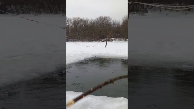 30 января 2026.чугунка.неожиданный улов в проруби. сирены в городе