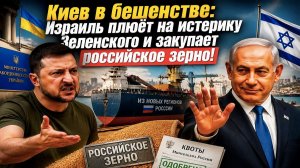 Киев в ярости: Израиль игнорирует «ноты протеста» и покупает наше зерно!