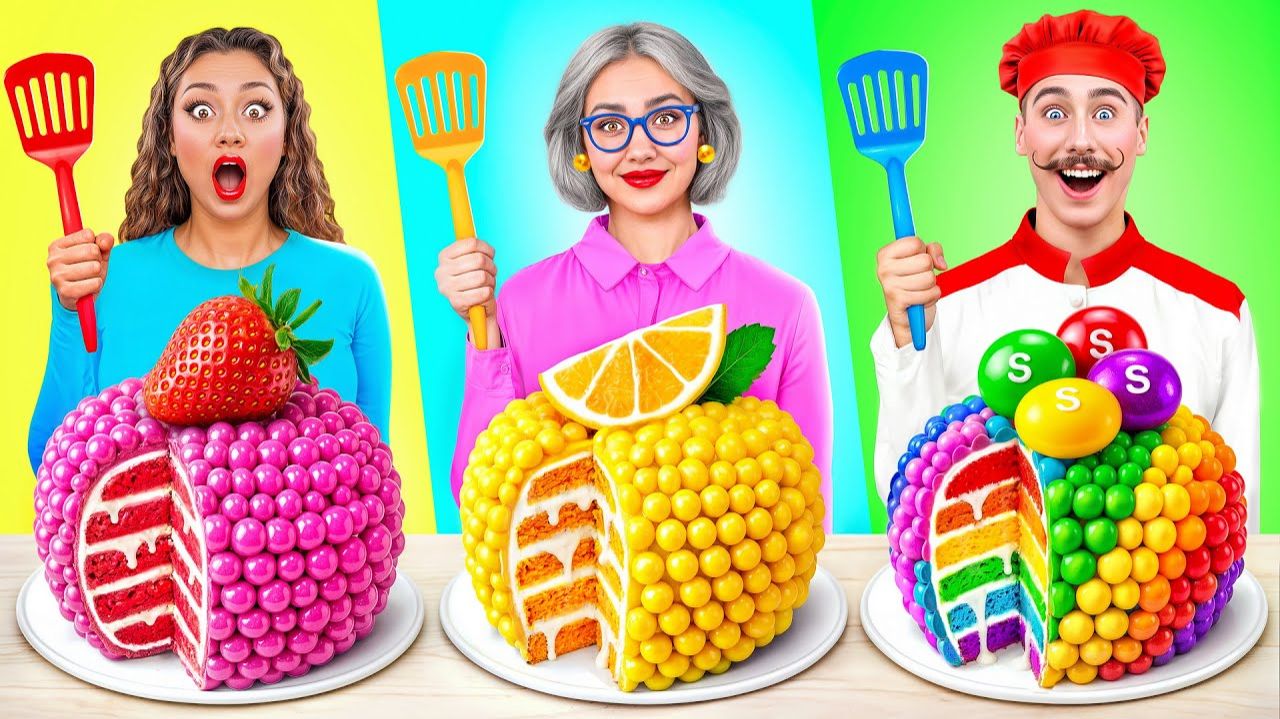 Кулинарный Челлендж Я против Бабушки  Удивительные Кухонные Трюки