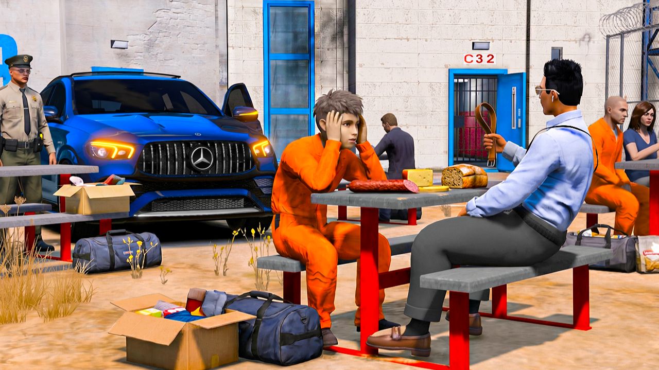ОТЕЦ И СЫН В GTA 5 - НАВЕСТИЛ СЫНА В ТЮРЬМЕ! МЛАДШИЙ СЫН ПРИЛЕТЕЛ ИЗ НЬЮ-ЙОРКА! 🌊ВОТЕР