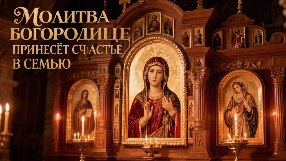 Молитва Богородице принесёт счастье в семью. Православие☦️