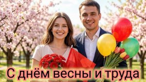 С праздником Весны и Труда. Самая лучшая музыкальная открытка.