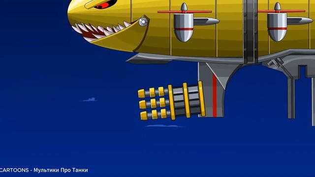 THE ULTIMATE BATTLE OF GIANT ROCKET TANKS - Cartoons about tank