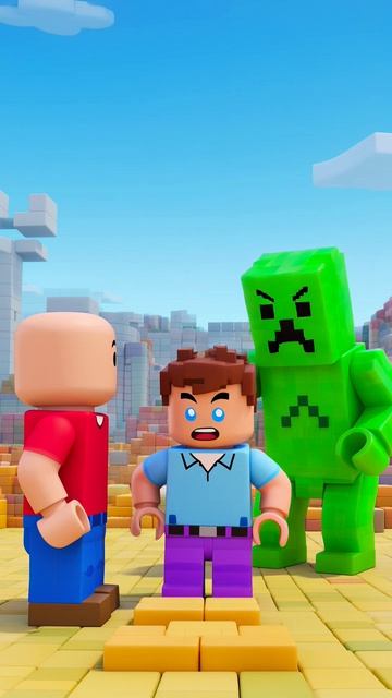 👉 Когда Roblox встретил Minecraft 😂