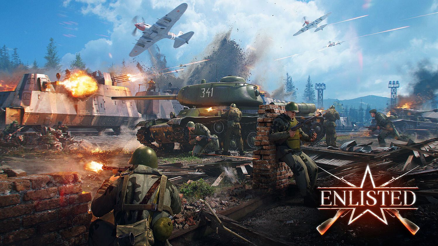 Enlisted Танковые Бои Прокачиваемся