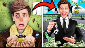 Жизнь от БОМЖА до МИЛЛИАРДЕРА ! Влад Бумага А4 Видео Влада Влад а4 Бумага а4 А 4