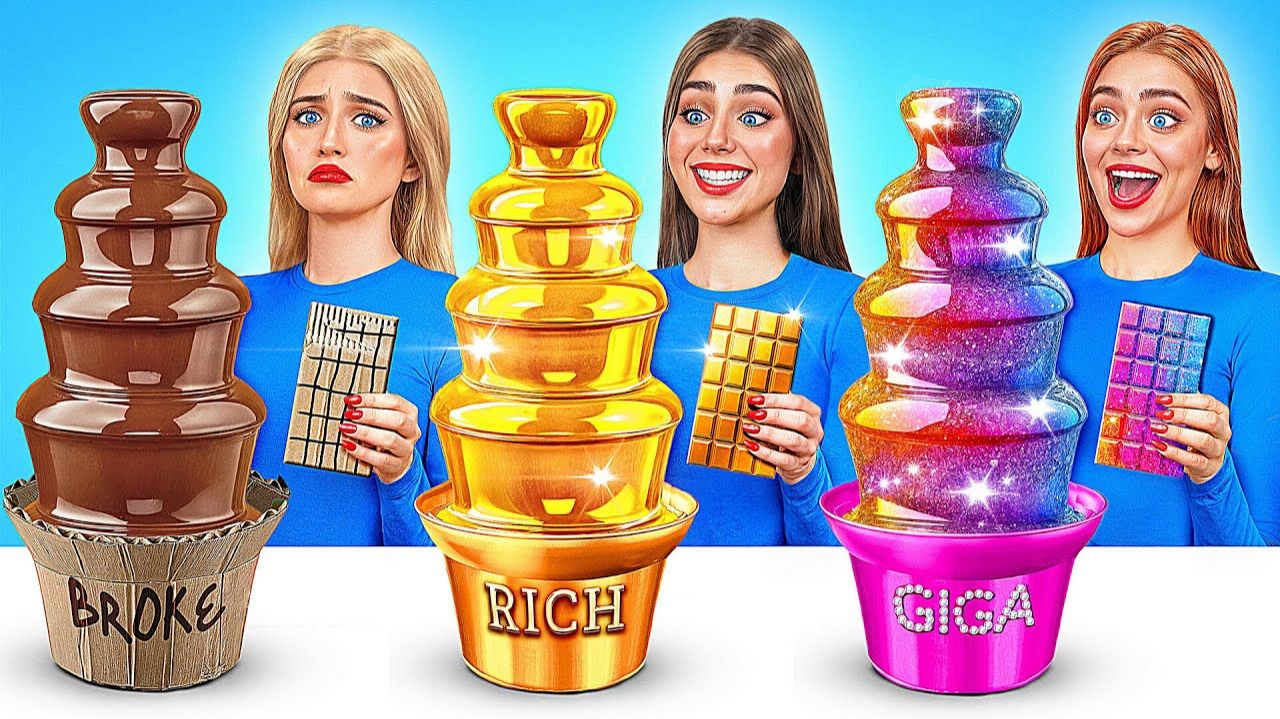 Бедная vs Богатая vs Ультра Богатая еда Челлендж  Битвы с Едой от Jelly DO Challenge
