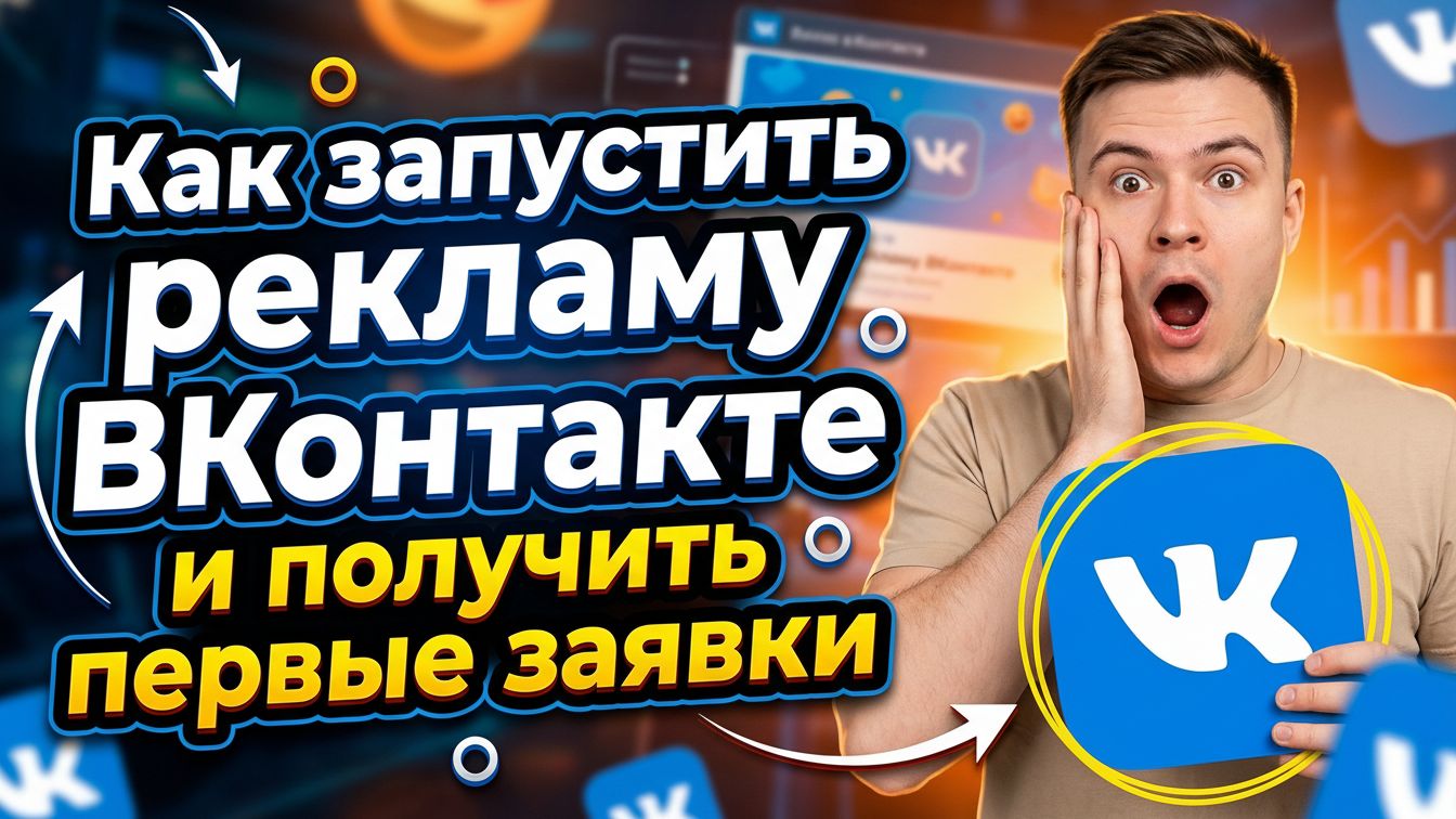 Как запустить РЕКЛАМУ ВКОНТАКТЕ и получать первые заявки