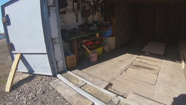 Замена гаражных ворот.  2 часть. 29.04.2026 г.