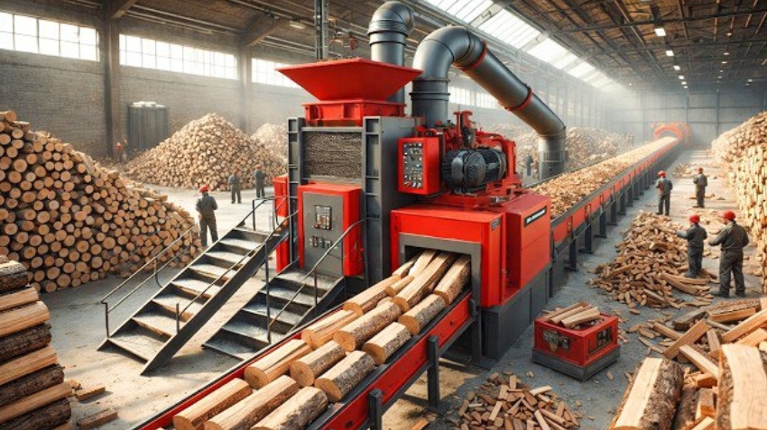 Внутри крупнейшего лесопильного завода как производится фанера от брёвен до готового стола.