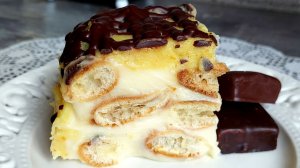Торт на основе заварного теста с двумя видами крема. Замечательная альтернатива заварным пирожным