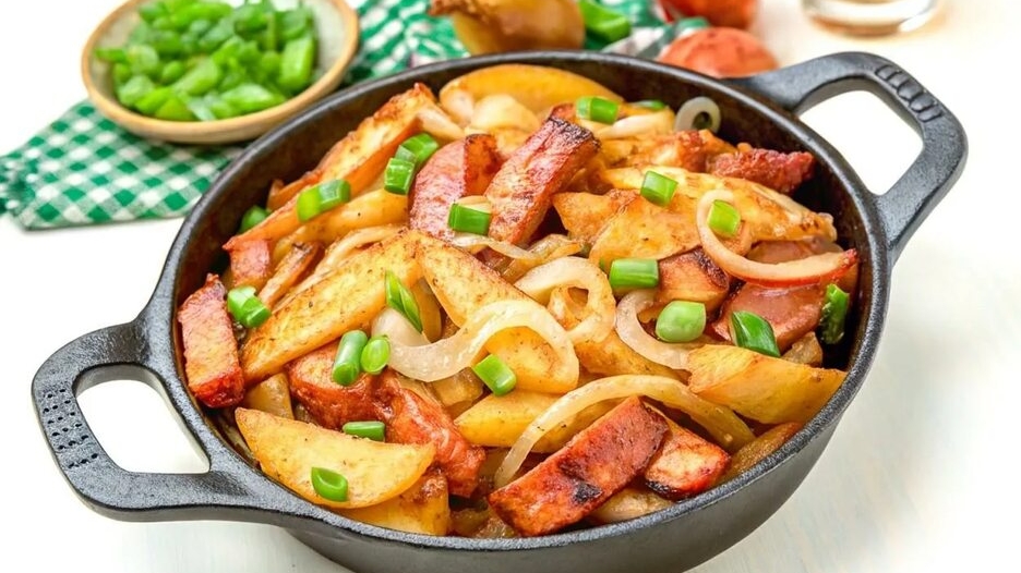 🥔 Картофель с колбасками