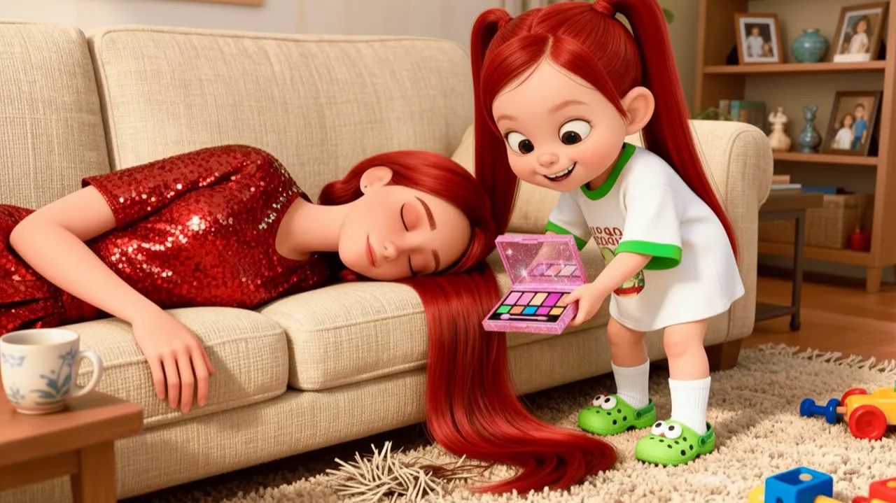 💋💗 Мира впервые делает маме прическу 🔥😍 Милая история о любви